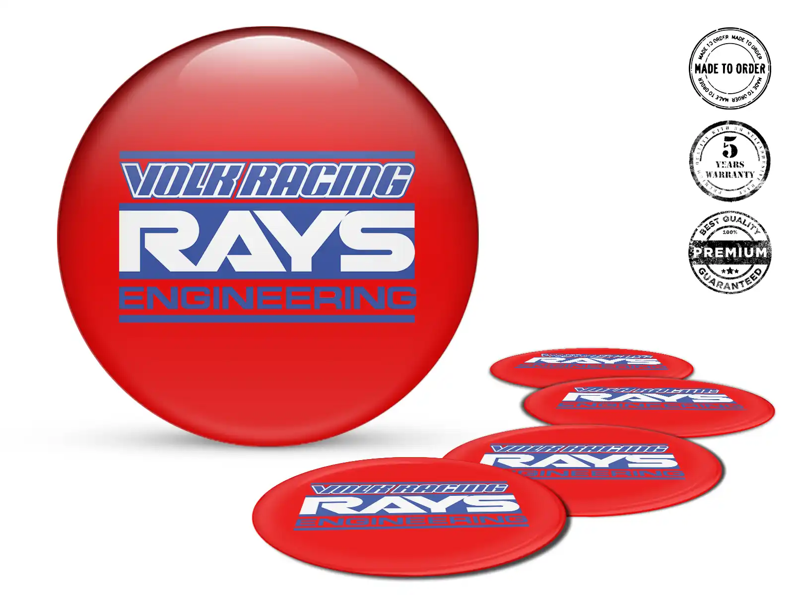 Rays Aufkleber Dome Edition Individuelle Harzplaketten